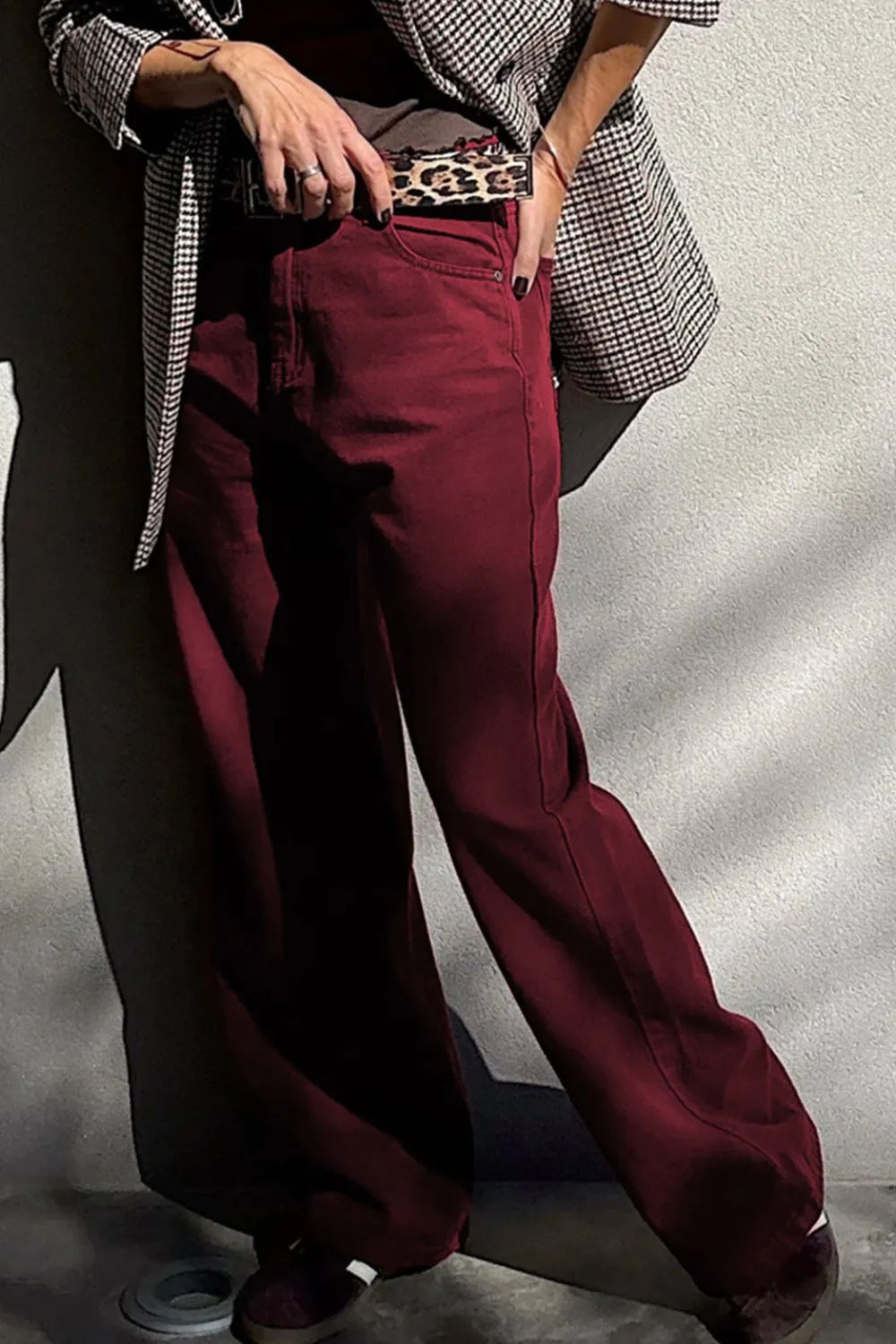 Hazel Blues® | Wide Leg High Waist Fashion Jeans