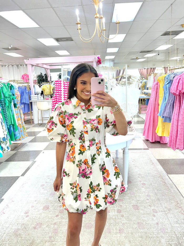 Elle Floral Bubble Dress