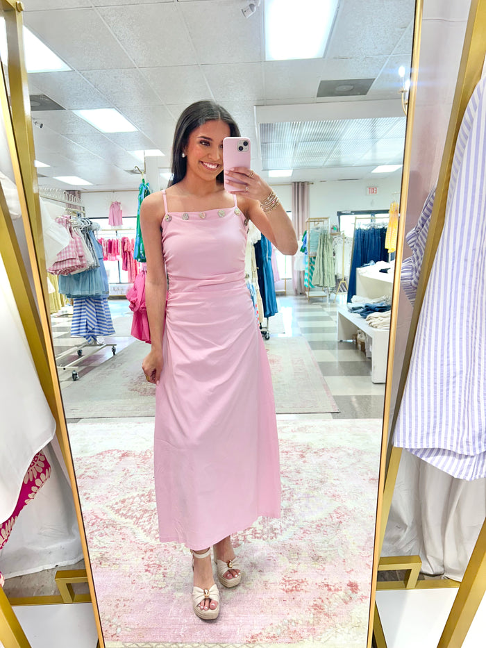 Shells on The Seashore Maxi Dress