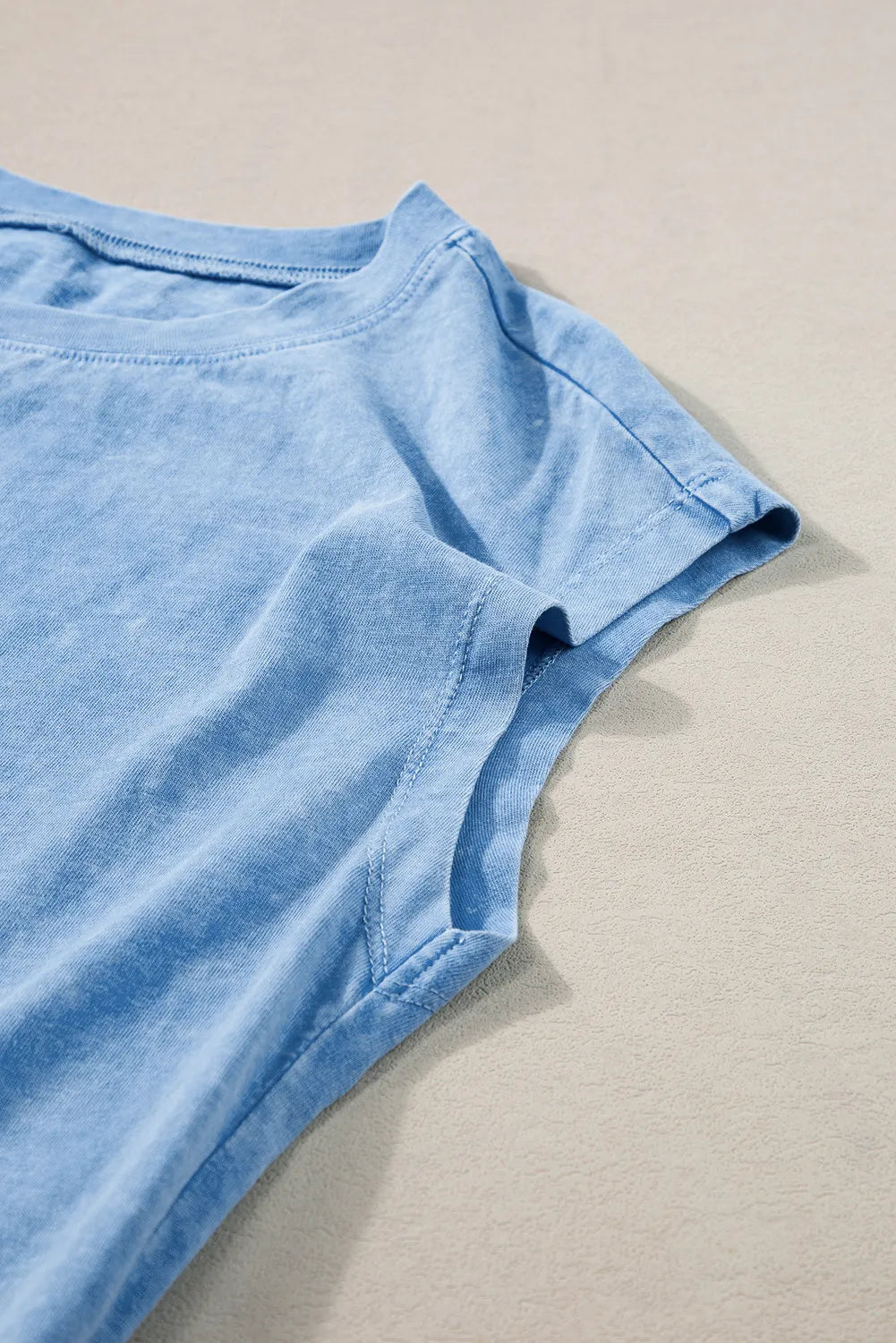Hazel Blues® | Round Neck Short Sleeve Top and Shorts Set