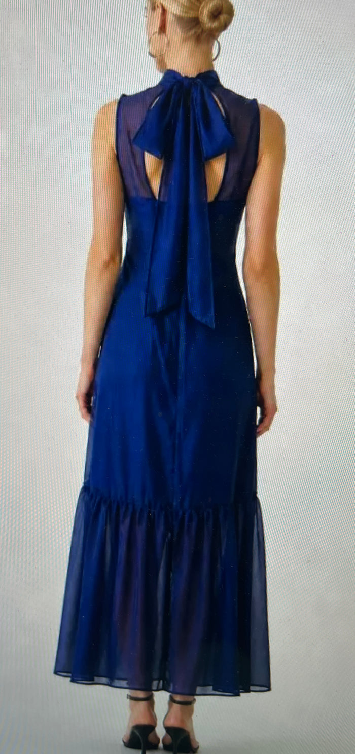 Elle Organza Formal Dress (Blue)