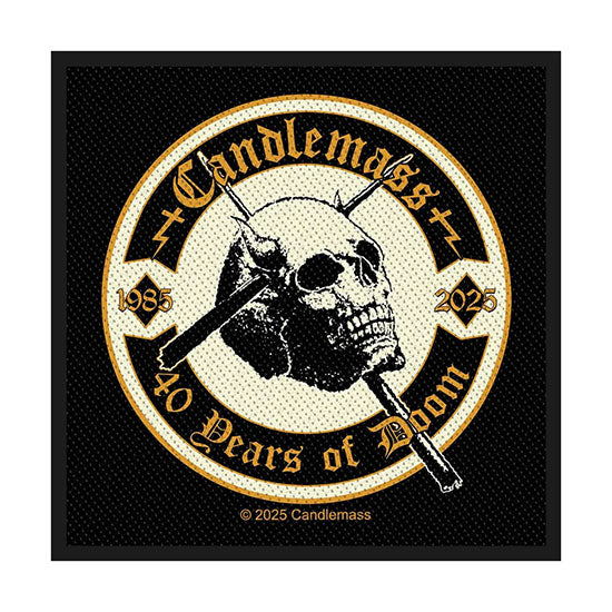 Patch - Candlemass - 40 Years of Doom