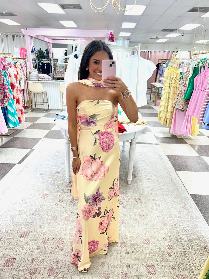 Sweet Peony Maxi Dress