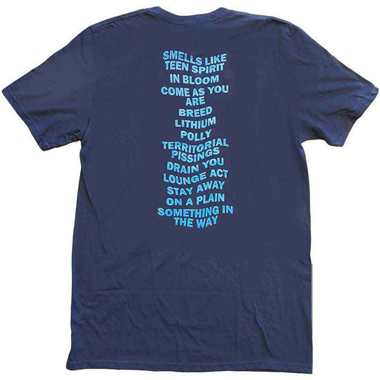 T-Shirt - Nirvana / KC - Nevermind - Navy - Back