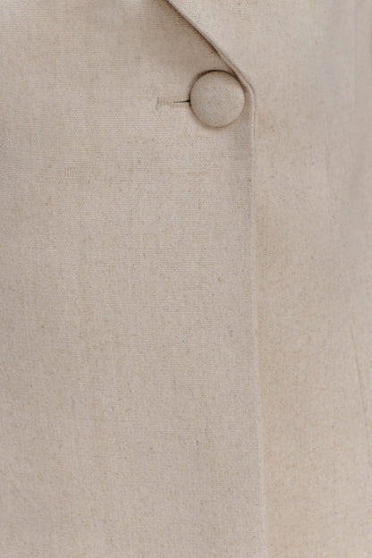 Martine Short Sleeve Linen Top - Natural
