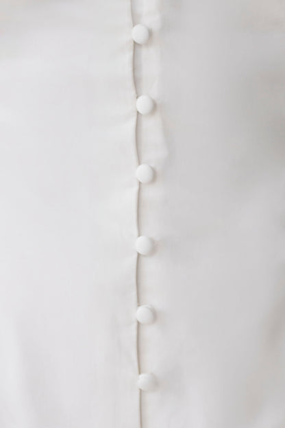 Sienna Button Down Maxi Dress - White