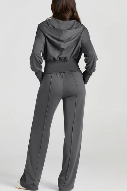 Hazel Blues® |  Zip-Up Hoodie and Pants Active Set