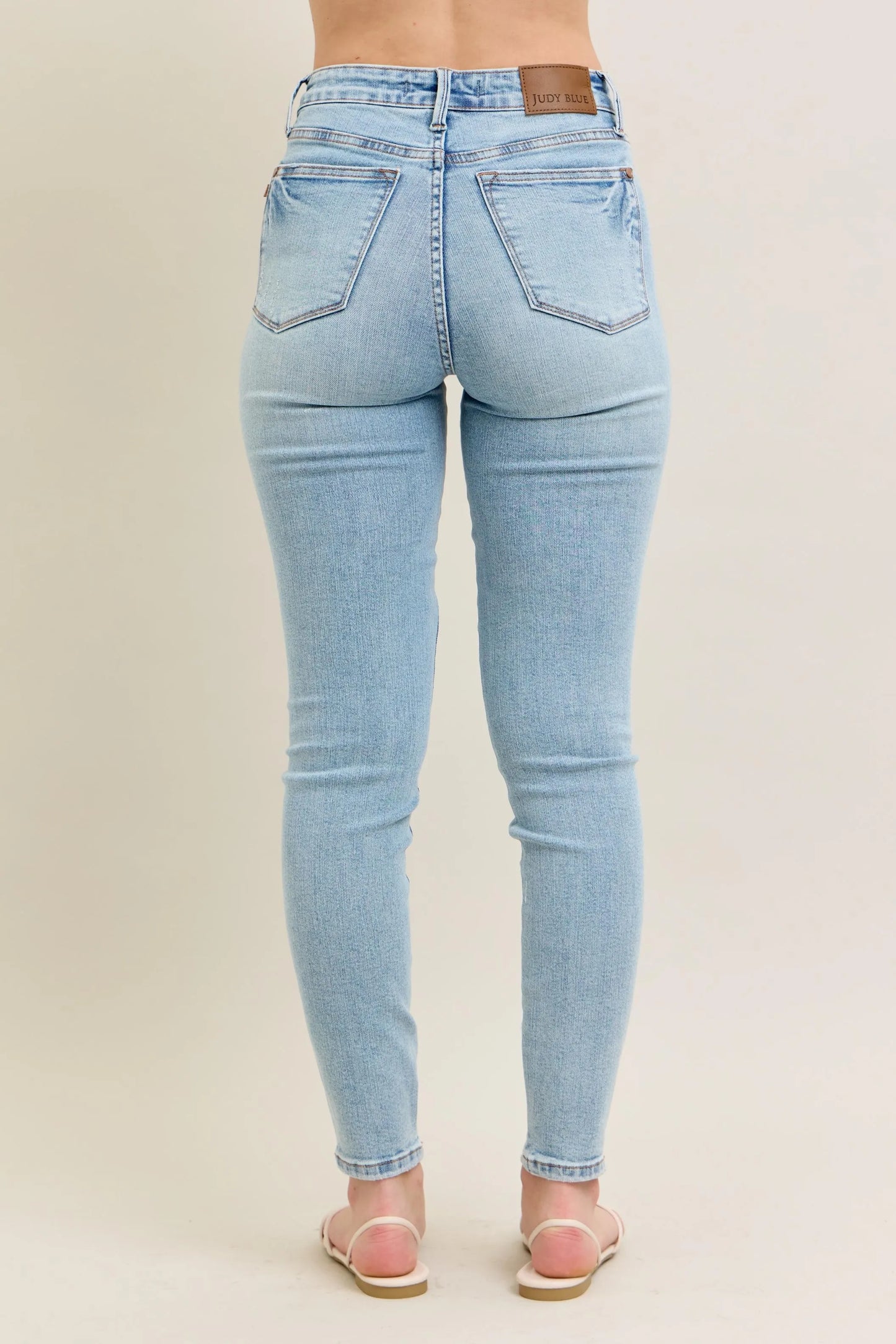 Hazel Blues® | Judy Blue Mr Tummy Control Vintage Wash Skinny Jeans