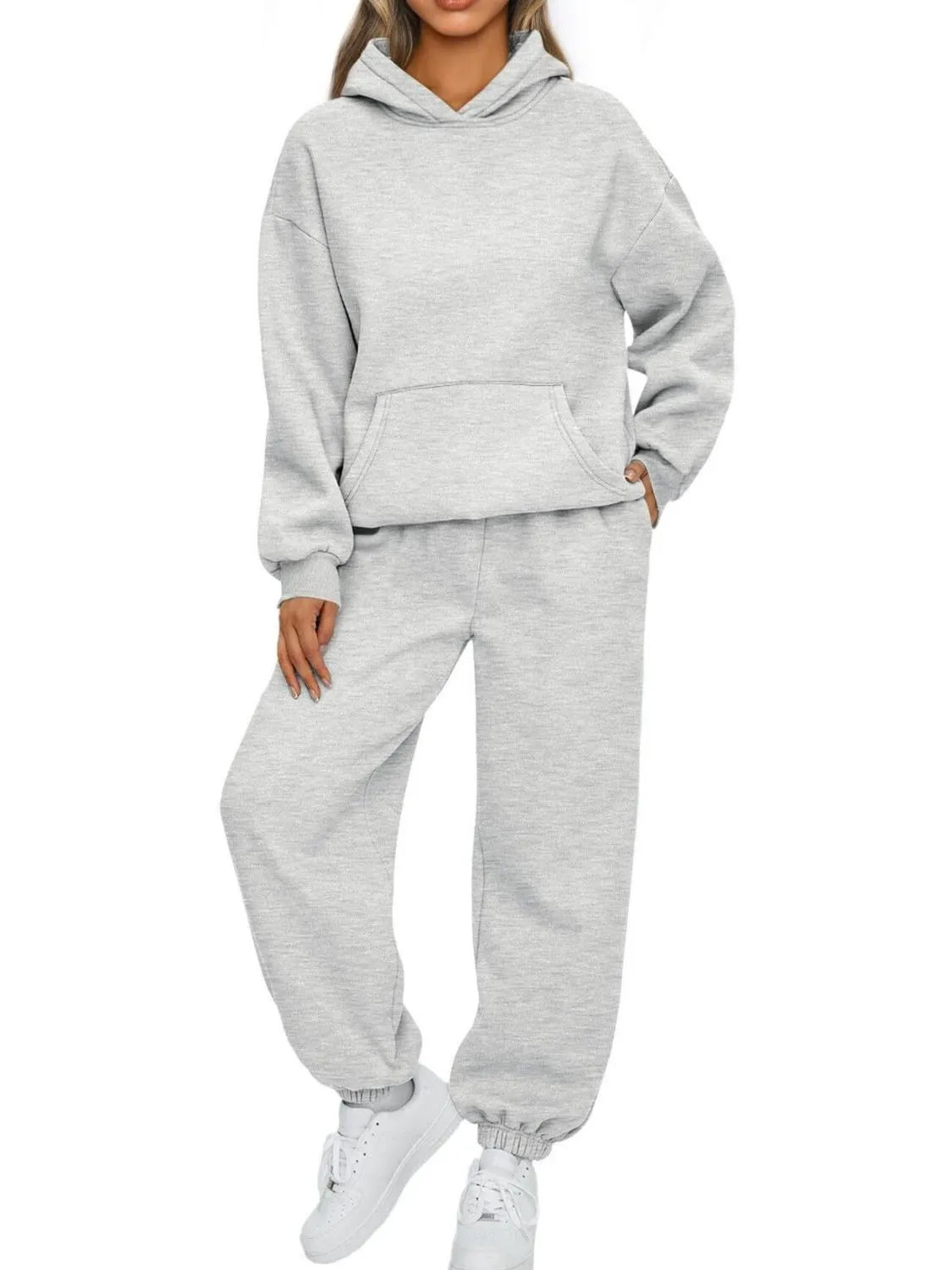 Hazel Blues® | Kangaroo Pocket Hoodie and Joggers Set