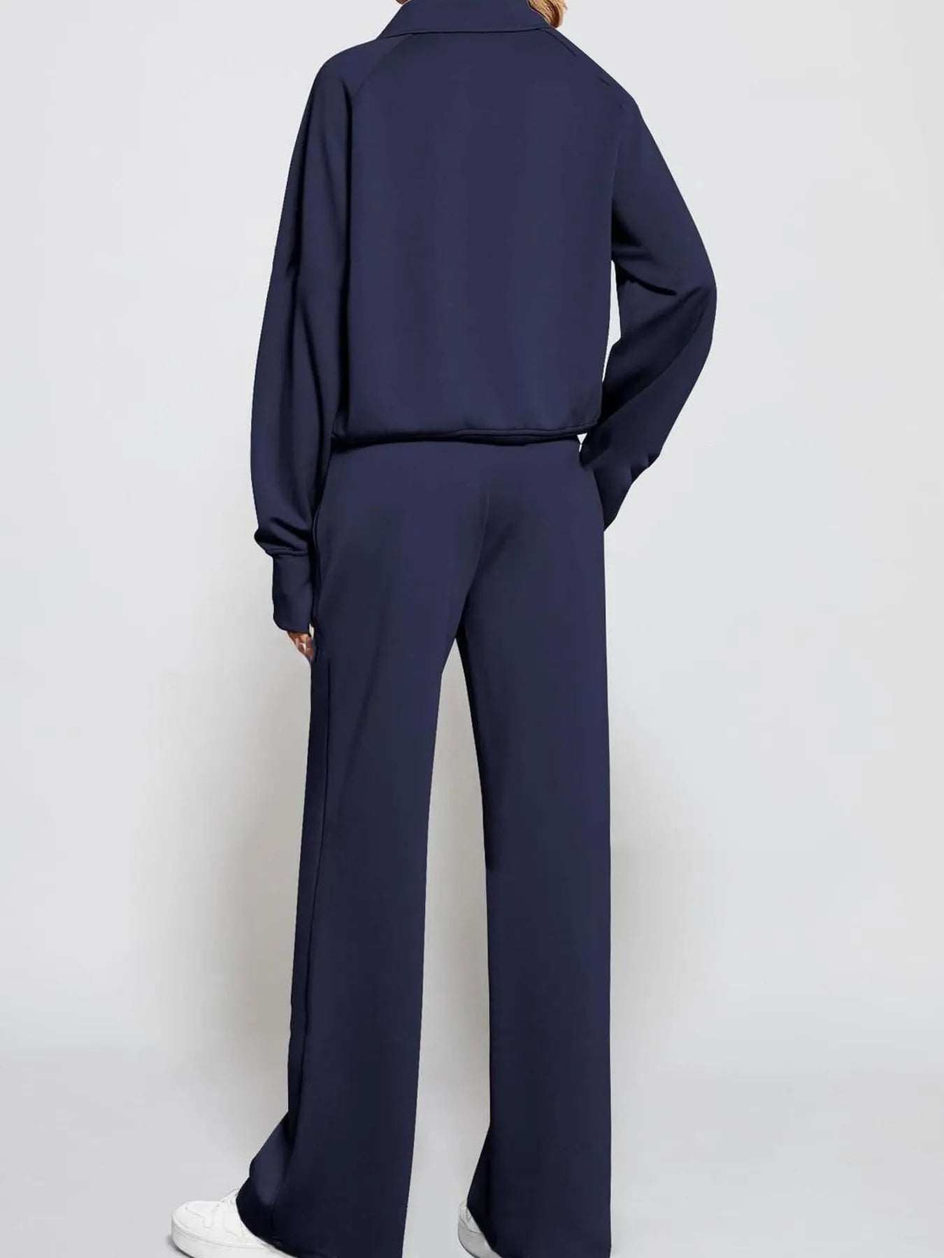 Hazel Blues® |  Half Zip Long Sleeve Top and Pants Set