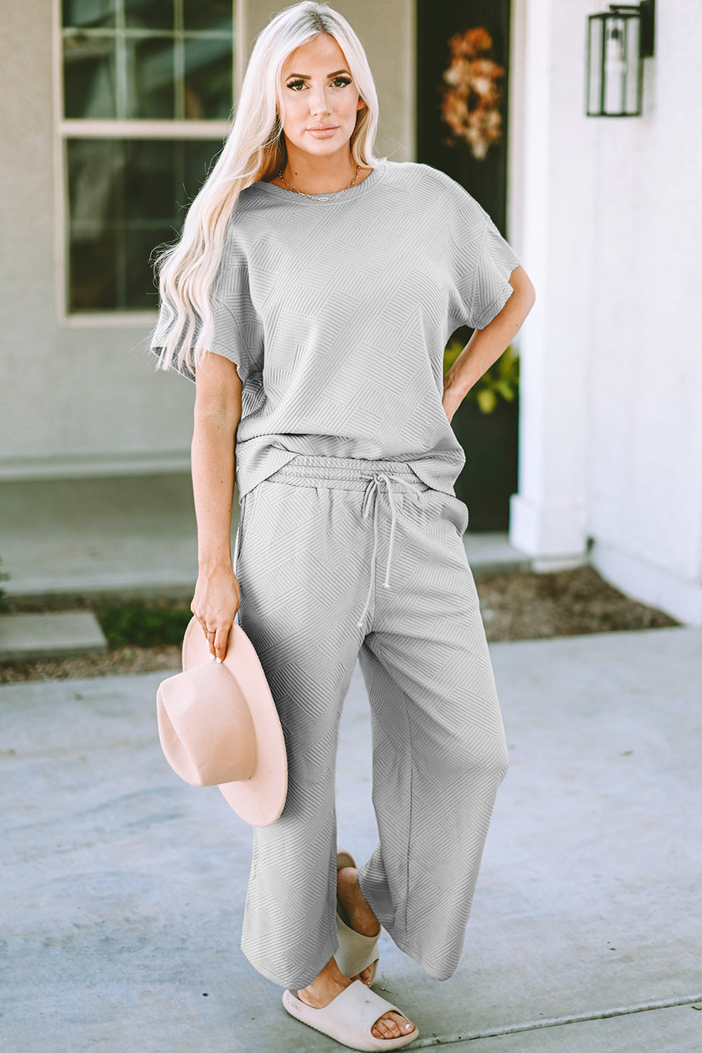 Hazel Blues® |  Short Sleeve Top and Pants Set