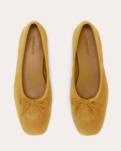 The Day Ballet Flat | Golden Sun Velvet