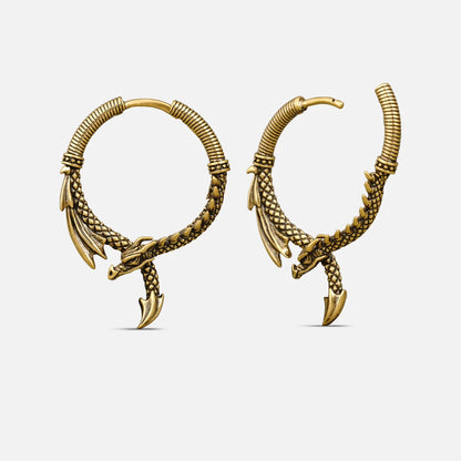 OUROBOROS DRAGON EARRINGS