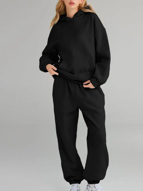 Hazel Blues® | Kangaroo Pocket Hoodie and Joggers Set
