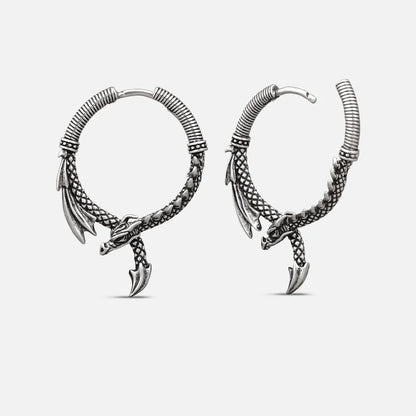OUROBOROS DRAGON EARRINGS