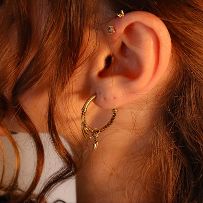 OUROBOROS DRAGON EARRINGS