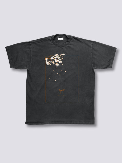 Front Print Peach Blossom Vintage T-Shirt