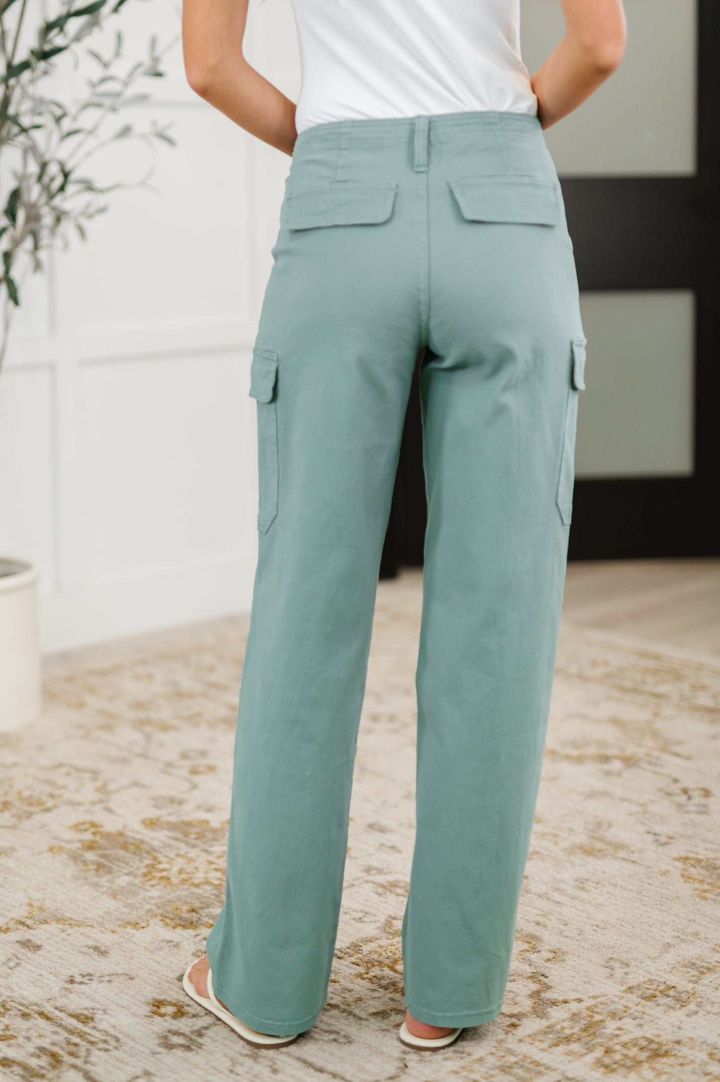 Hazel Blues® |  Pocket the Attitude Cargo Bottoms