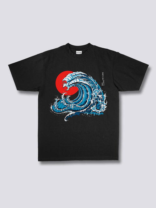 Front Print - Wavy Phoenix T-shirt