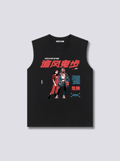 Front Print - Wind Tank Top