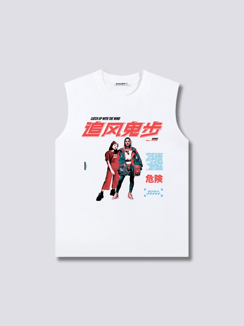 Front Print - Wind Tank Top