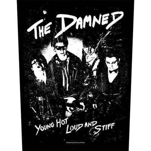 Back Patch - The Damned - Young, Hot, Loud, and Stiff