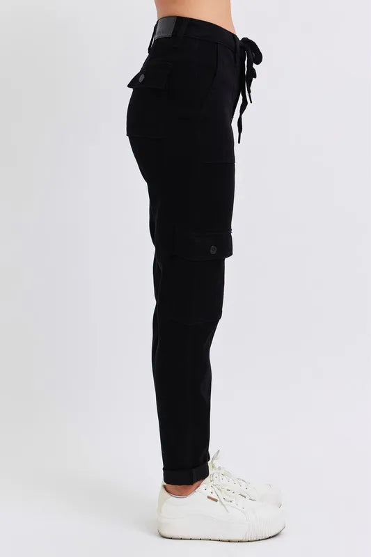 Hazel Blues® | Judy Blue High Waist Cargo Cuffed Jogger