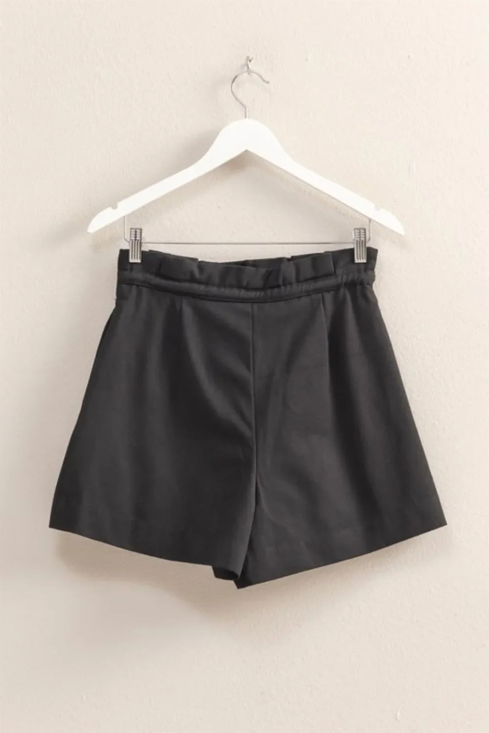 Hazel Blues® |  HYFVE High-Waisted Washed Twill Paperbag Shorts