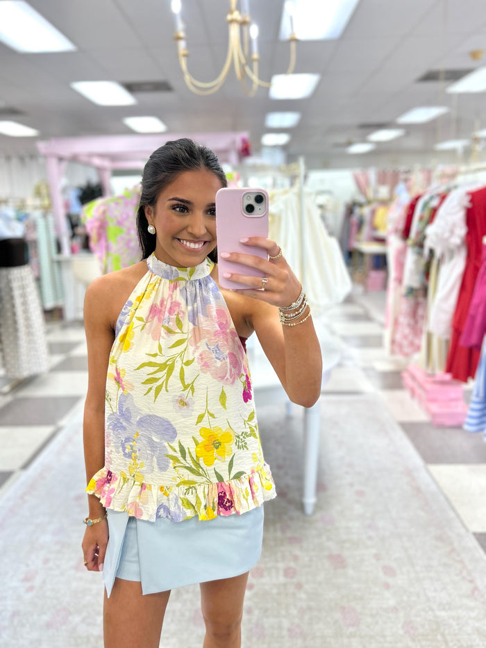 Easter Brunch Floral Top