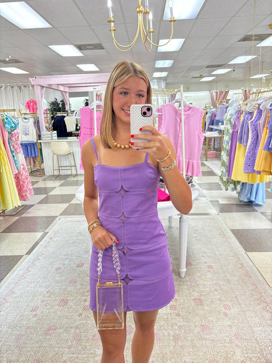 Elle Mini Dress (Lavender)