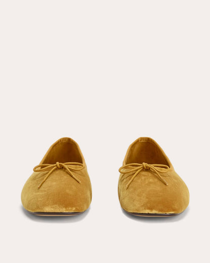The Day Ballet Flat | Golden Sun Velvet