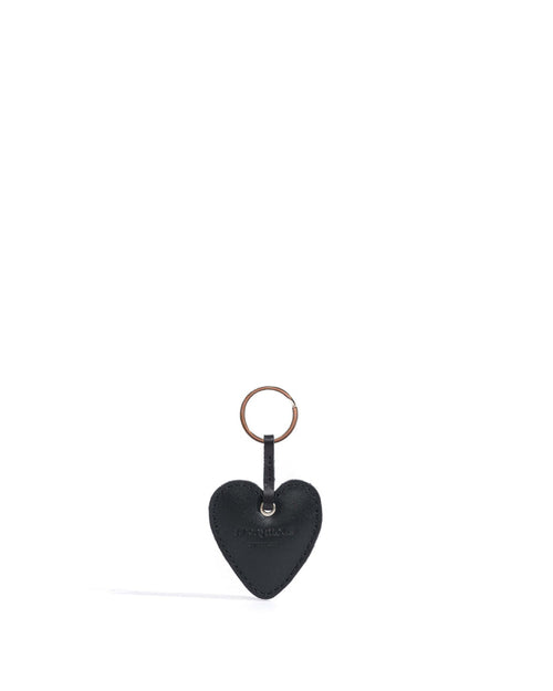 Heart keyring Soft calf Black - Anonymous Copenhagen Small Leather Goods