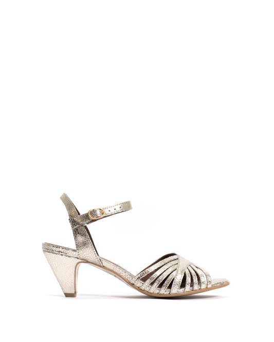 Hermine Crackled metallic goat Champagne - Anonymous Copenhagen