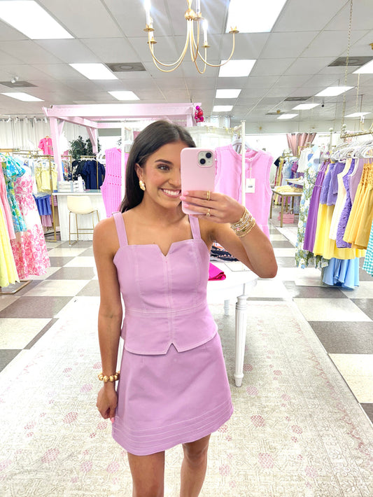 Jaci Mini Dress (Lilac)