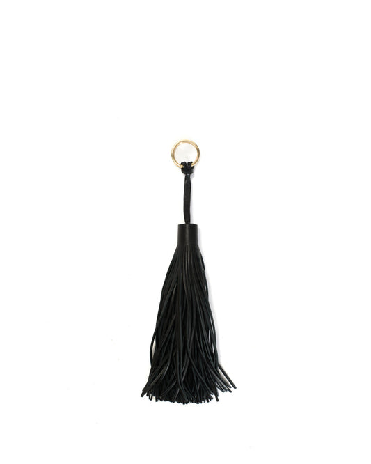Langley fringe keyring Silky lamb Black - Anonymous Copenhagen