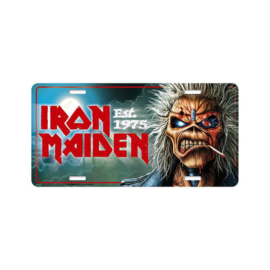License Plate - Iron Maiden - Est. 1975