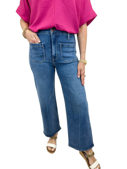 LTJ Medium Wash Front Pocket Jeans