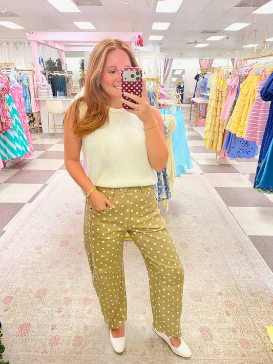 Maple Lane Polka Dot Pants