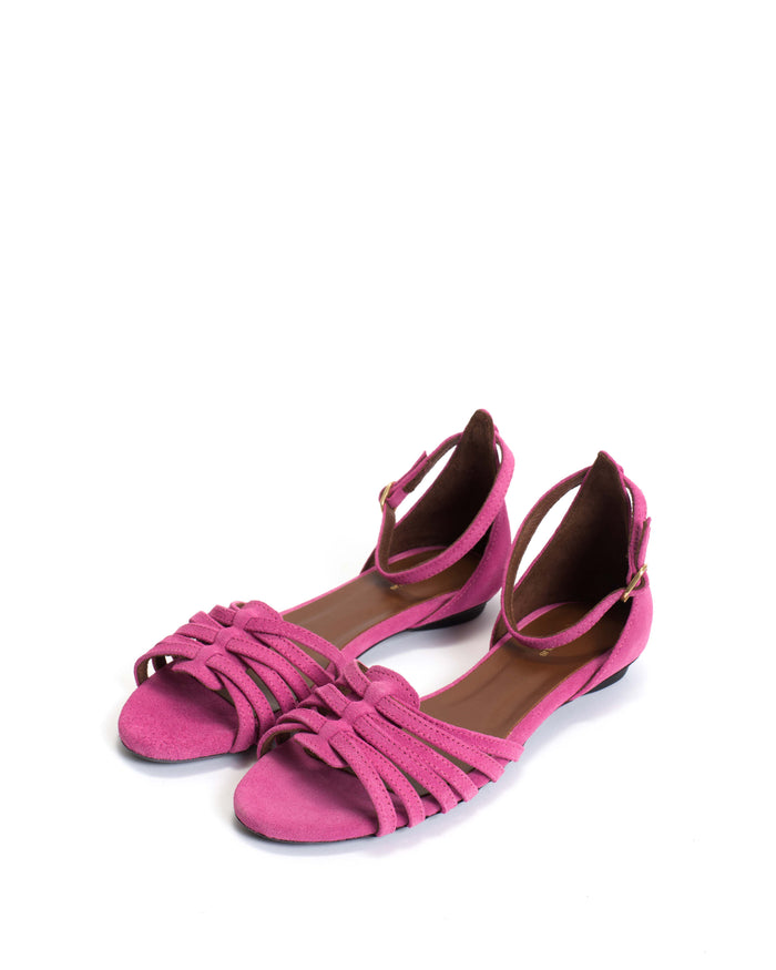 Mareike 10 Calf suede Raspberry sorbet - Anonymous Copenhagen