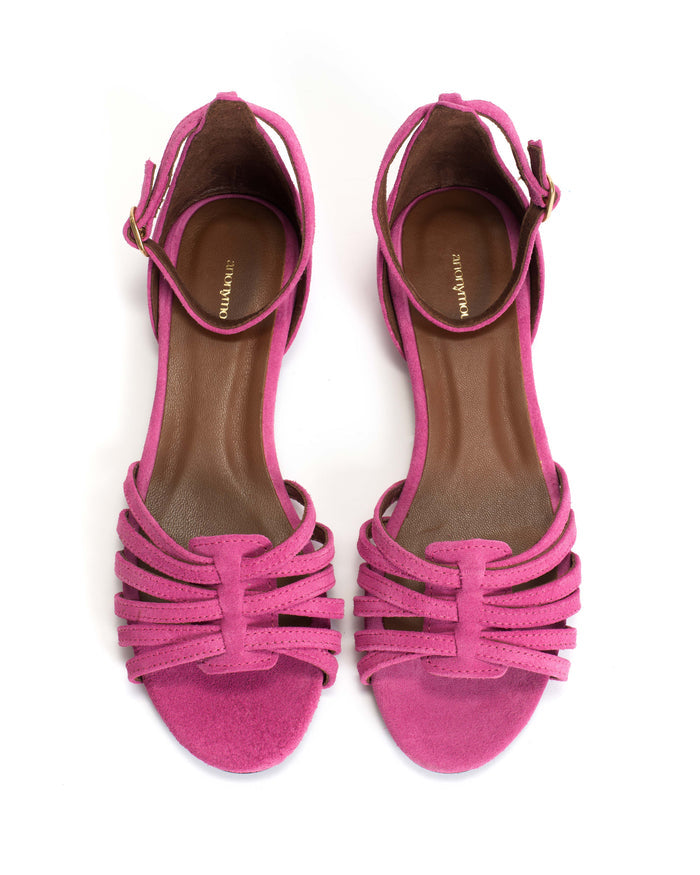 Mareike 10 Calf suede Raspberry sorbet - Anonymous Copenhagen