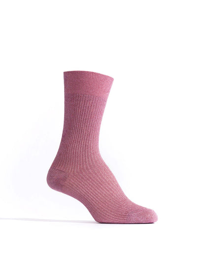 Noa glitter socks 52% nylon 48% polyester Burned rose - Anonymous Copenhagen Socks