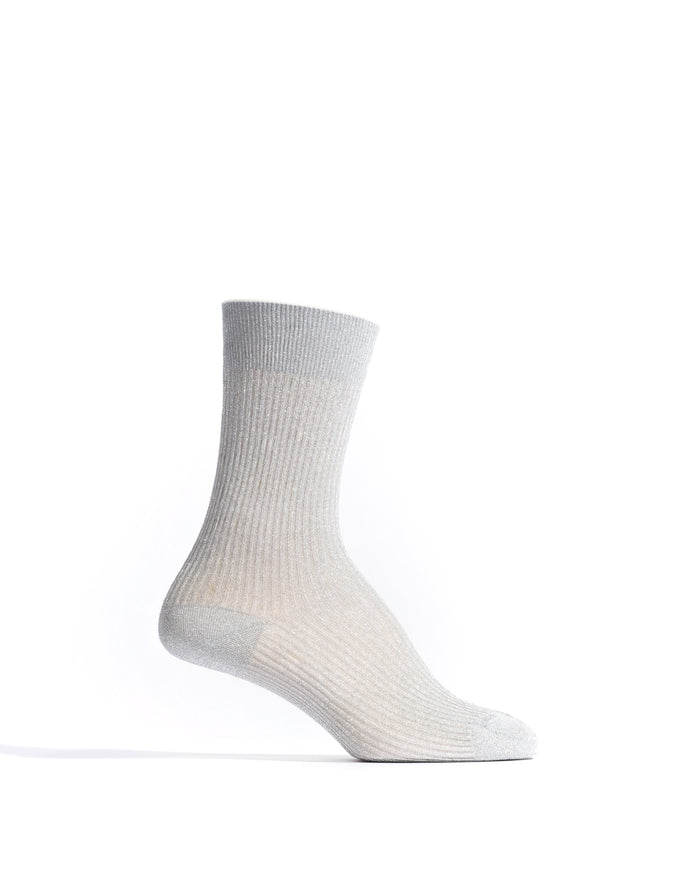 Noa glitter socks 52% nylon 48% polyester Silver - Anonymous Copenhagen Socks