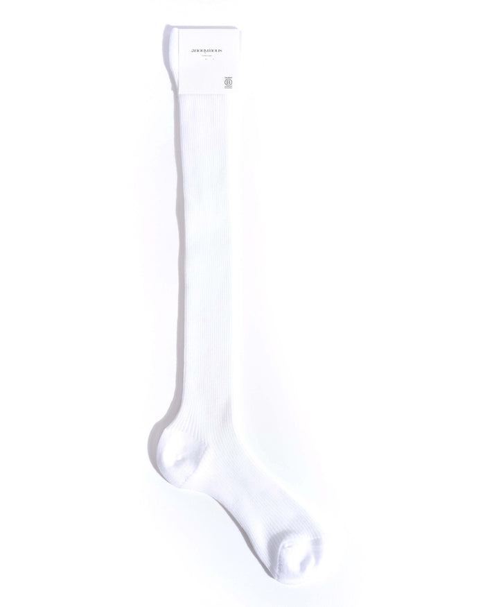 Noa mid calf glitter socks 52% nylon 48% polyester Cream - Anonymous Copenhagen Socks