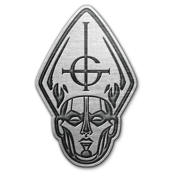 Pin Badge - Ghost - Papa Head
