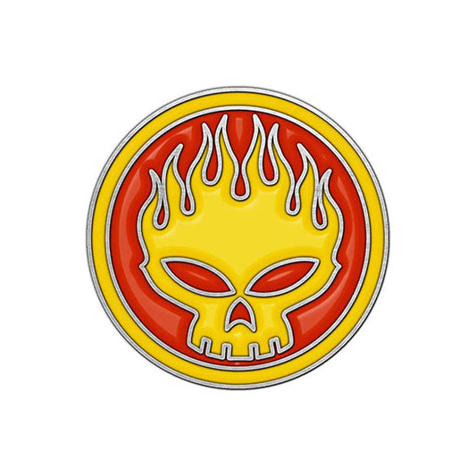 Pin Badge - The Offspring - Skull Logo