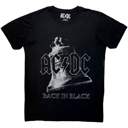 Premium Carbon Tee - AC/DC - Back In Black Bell