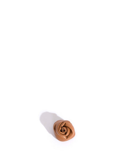Rose shoe clip Shiny lamb Caramel - Anonymous Copenhagen Hair