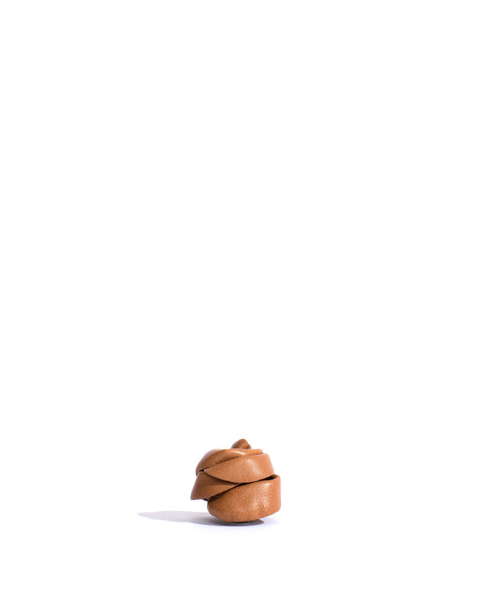 Rose shoe clip Shiny lamb Caramel - Anonymous Copenhagen Hair