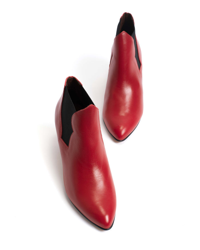 Shalli 50 stiletto Soft calf Ruby red - Anonymous Copenhagen