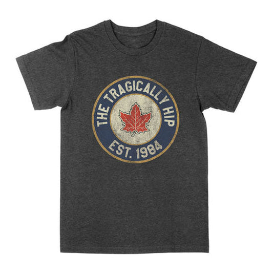 T-Shirt - The Tragically Hip - Maple Leaf - Heather Grey